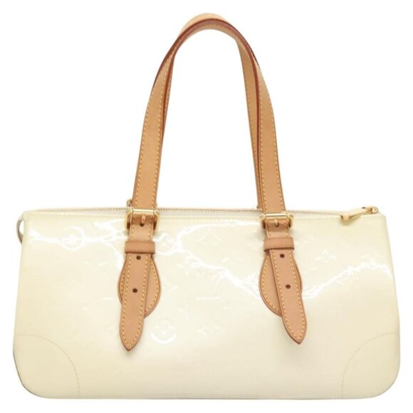 LOUIS VUITTON Monogram Vernis Rosewood Avenue Hand Bag Perle Auth - Picture 3 of 16